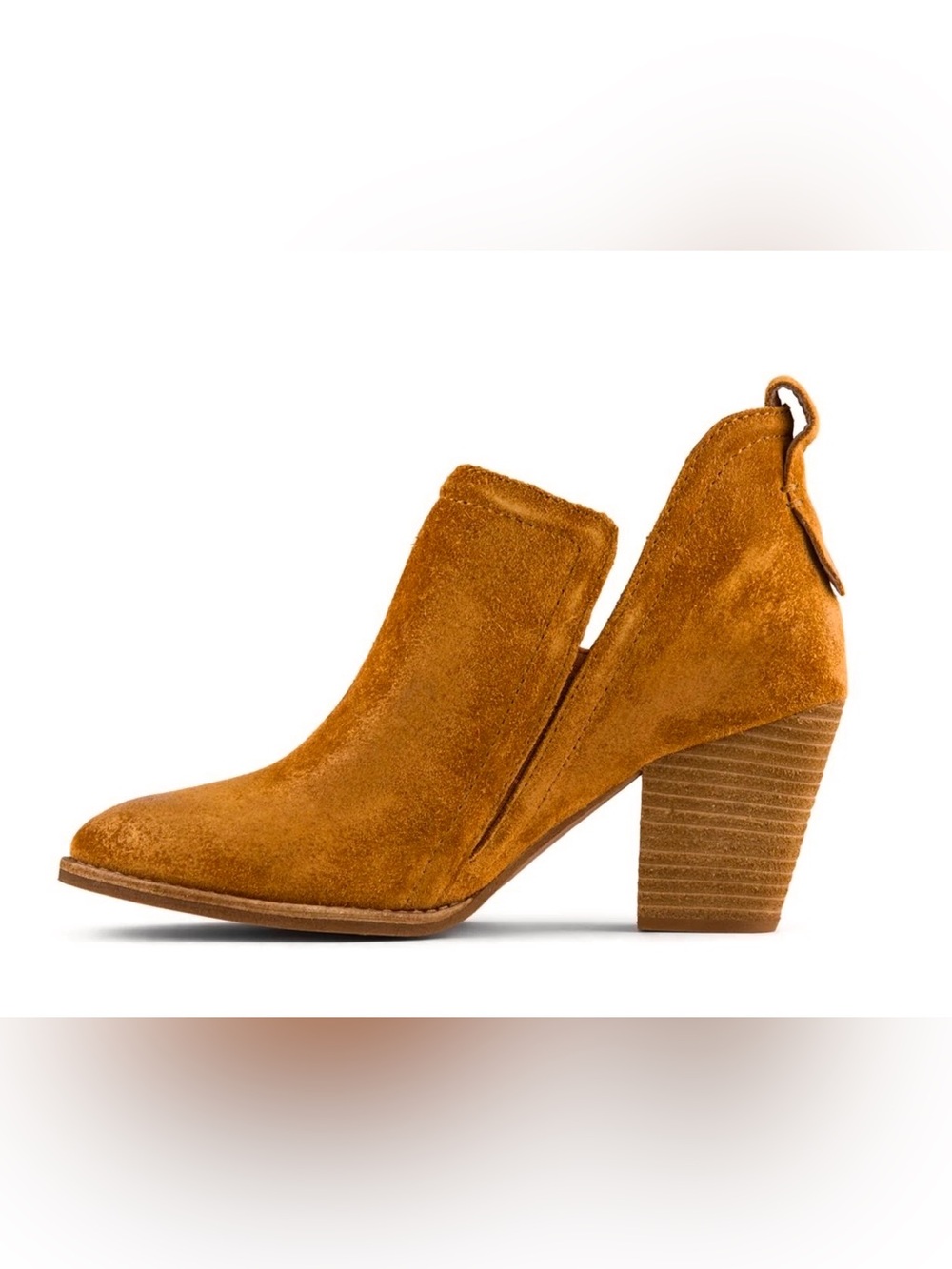Jeffrey Campbell Vanhook Suede Leather Ankle Booties